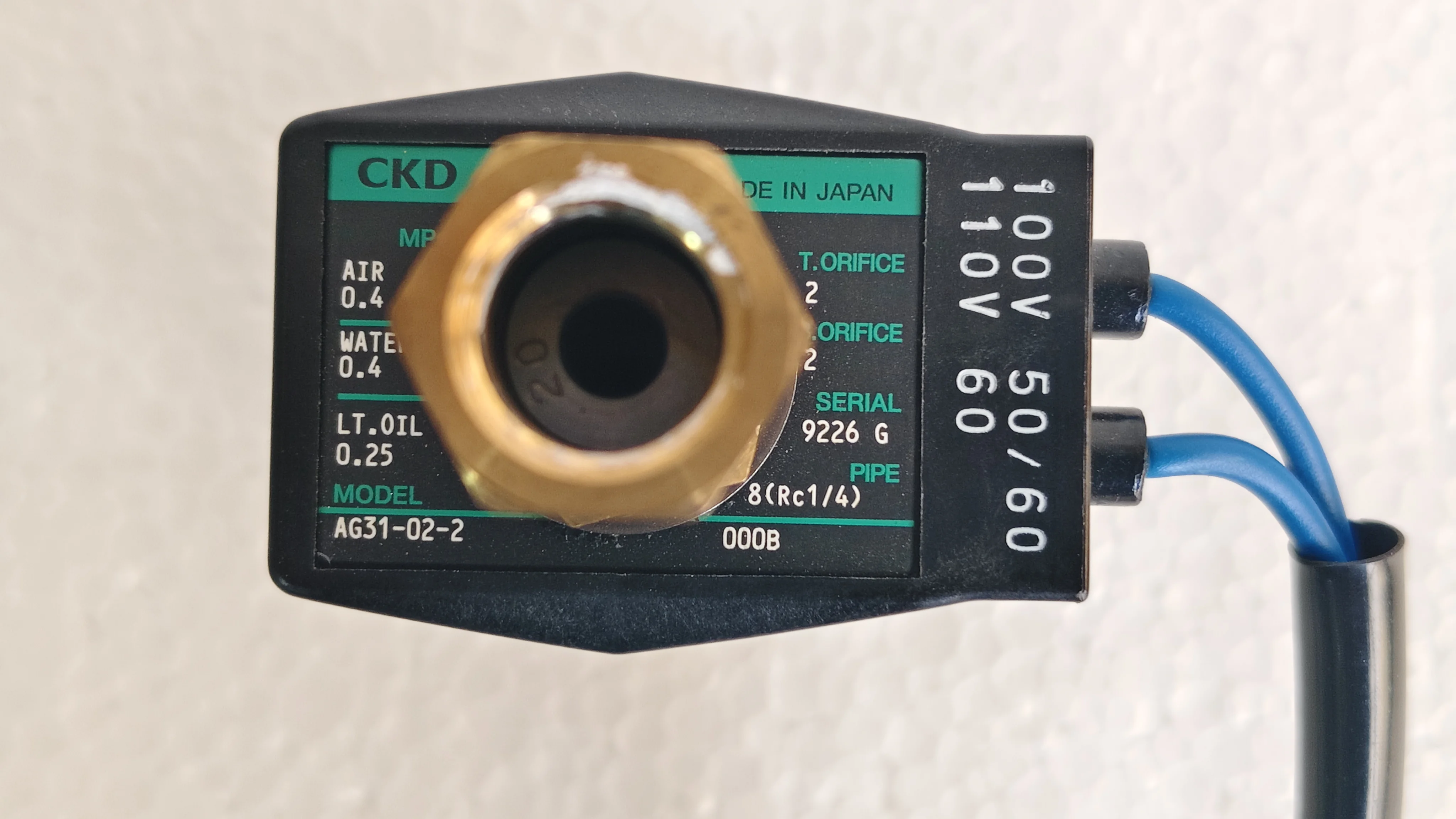 CKD AG31-02-2 Solenoid Valve 100 / 110V