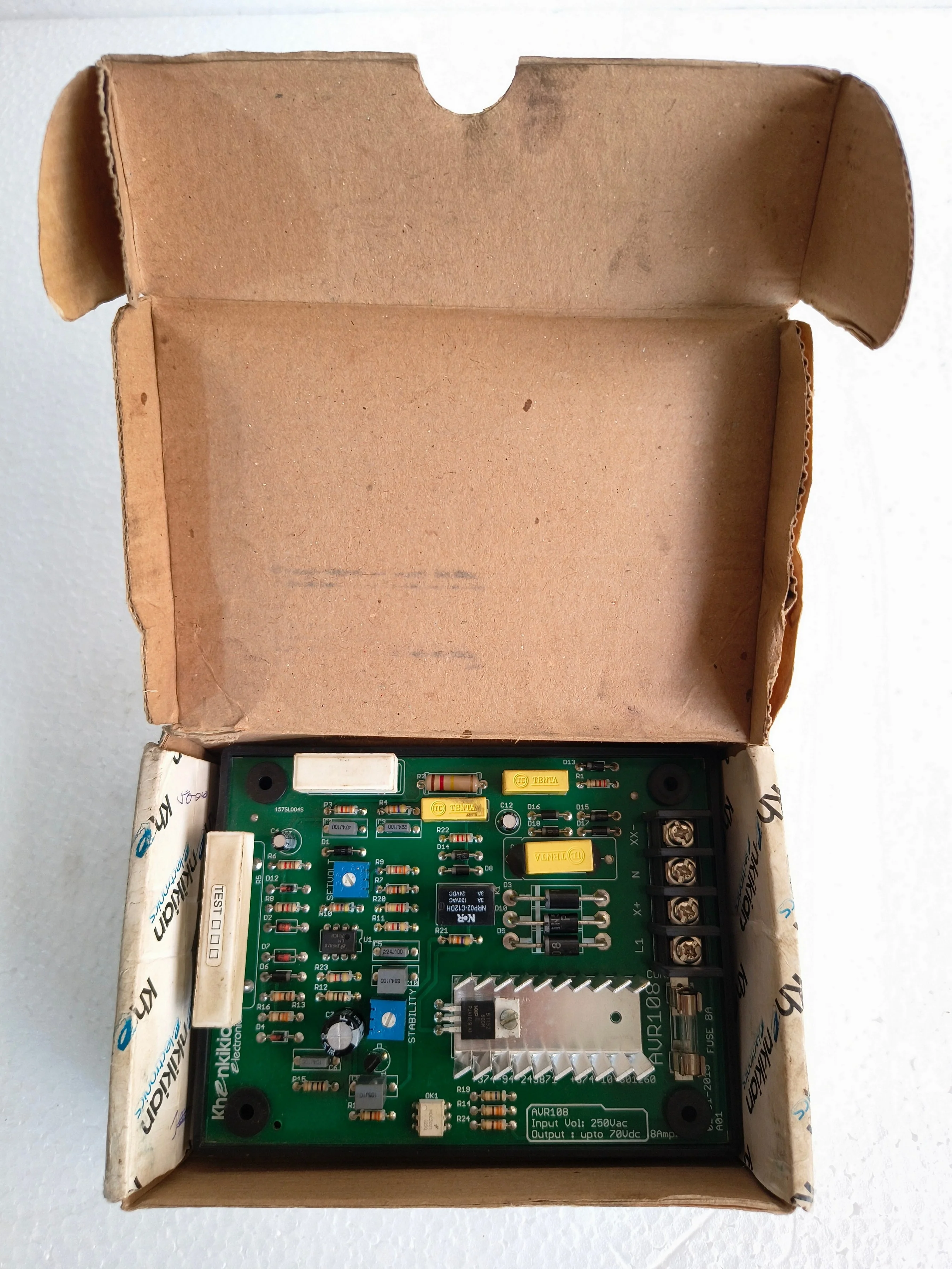 KHENKIKIAN 108-8A AVR HALF WAVE AUTOMATIC VOLTAGE REGULATOR