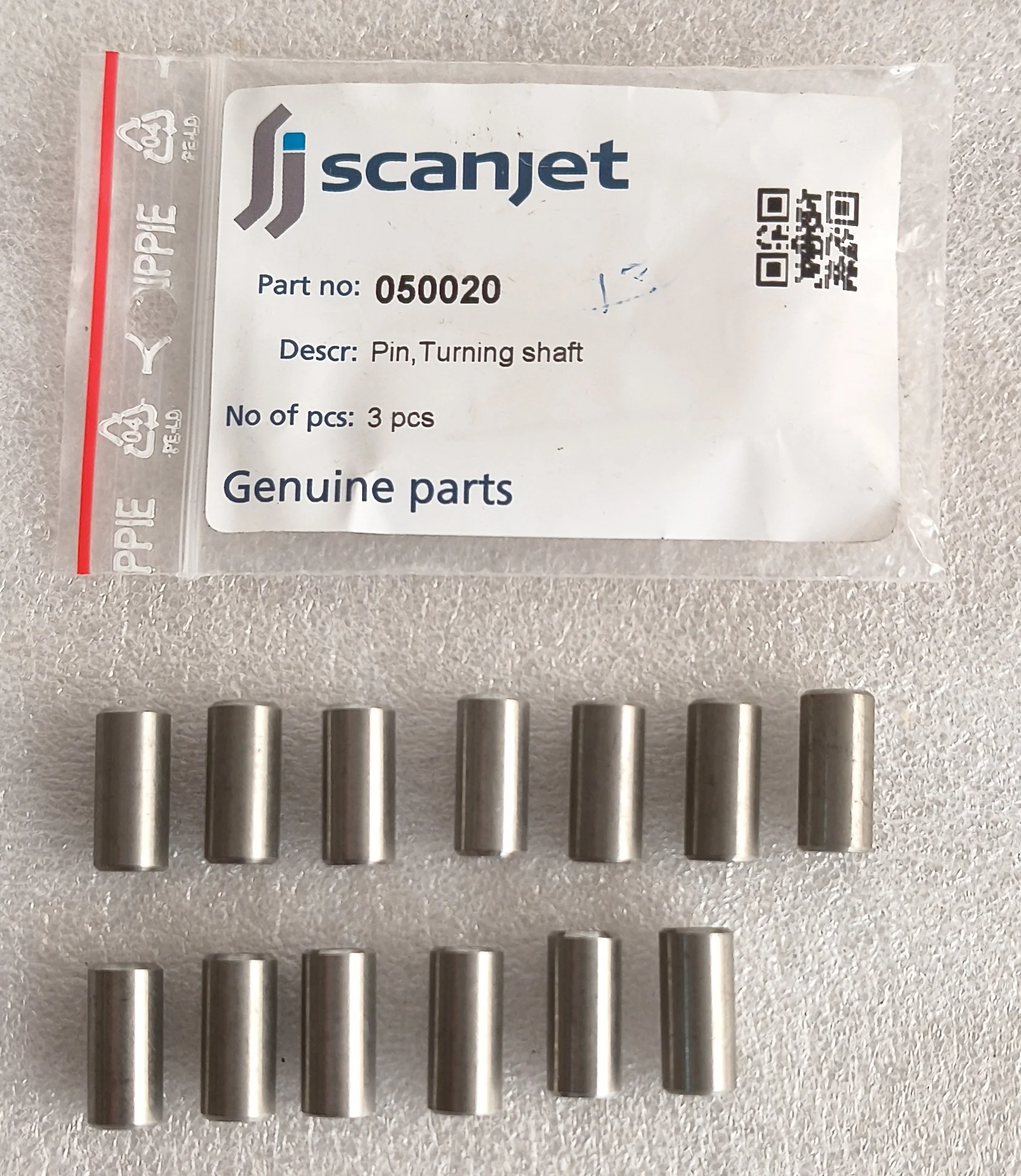 SCANJET TANK CLEANING 050020 PIN, TURNING SHAFT LOT OF 13 PIECES