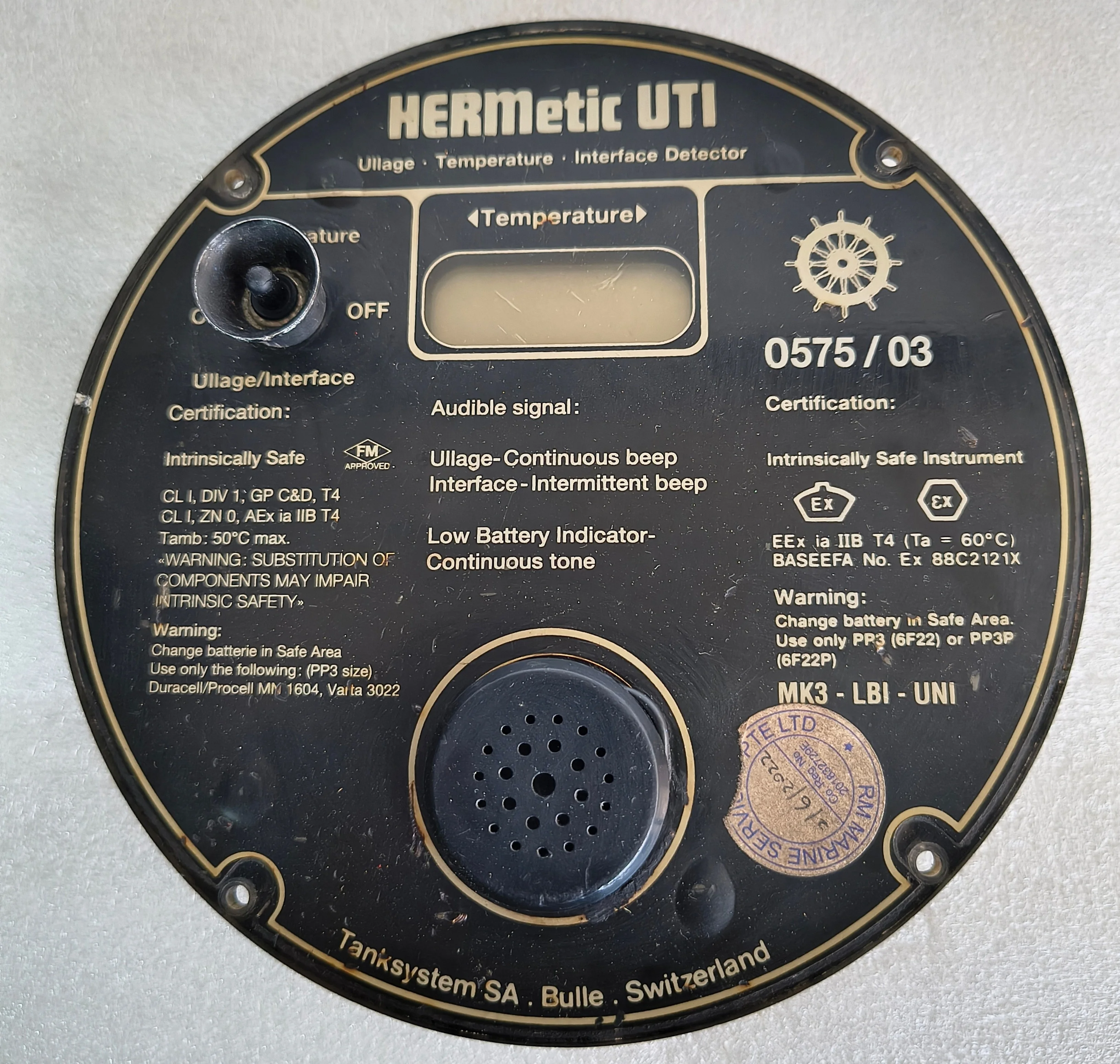 HERMETIC UTI MK3 LBI UNI TAPE DISPLAY