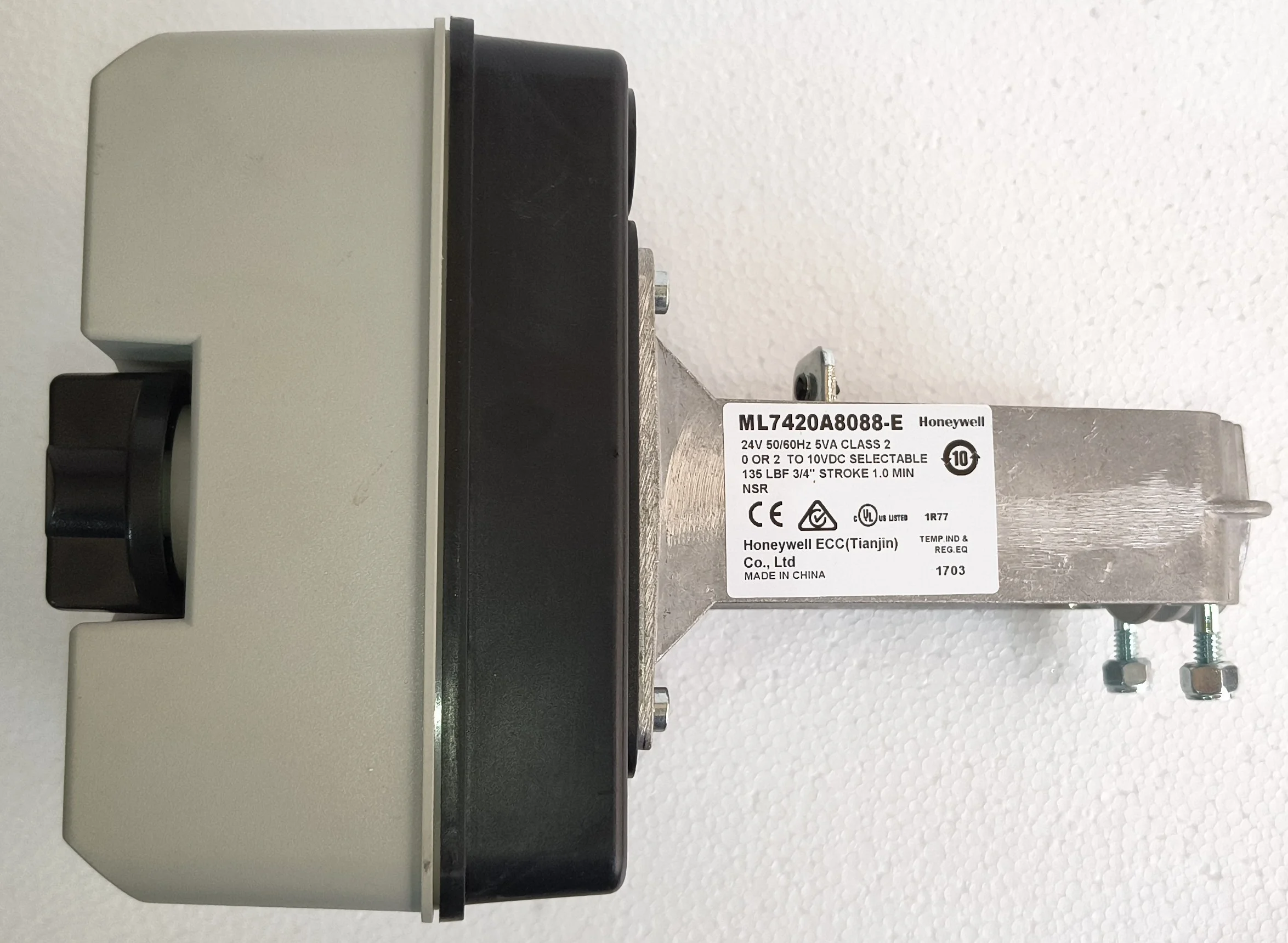 HONEYWELL ML7420A8088-E ELECTRIC LINEAR VALVE ACTUATOR