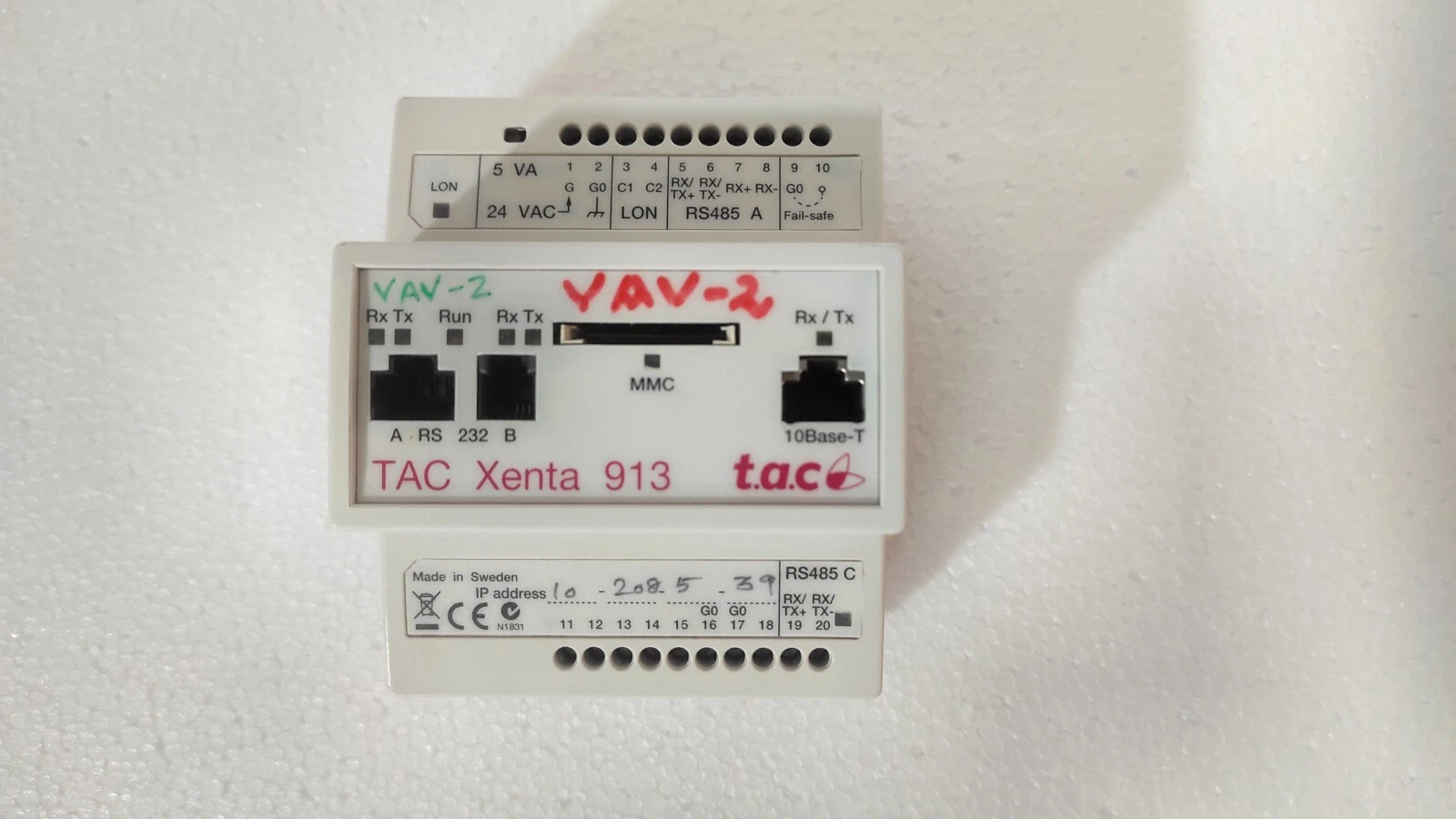 Schneider Electric TAC Xenta 913 Programmable Controller#2
